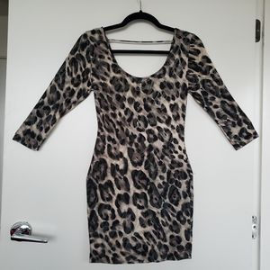 Forver 21 dress, S, leopard print